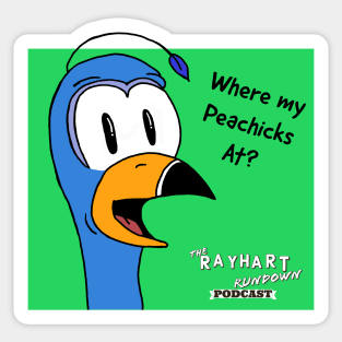 Where my Peachicks at? Sticker